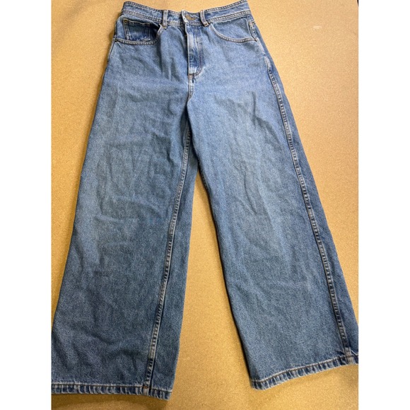 SEZANE DENIM Wide Leg Jeans Blue Size 36 $150‎ - Picture 2 of 9